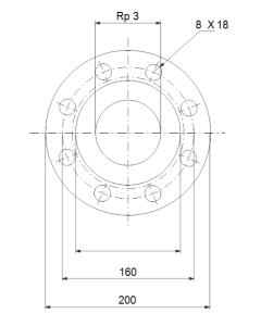 Grundfos 3" BSP PN10/16 Flange Kit