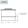 1364 Litre GRP One Piece Water Tank - Insulated