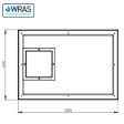 2726 Litre GRP One Piece Water Tank - Insulated