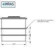 2726 Litre GRP One Piece Water Tank - Insulated