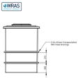 2250 Litre GRP One Piece Water Tank - Insulated