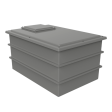 2272 Litre GRP One Piece Water Tank - Insulated