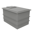 2726 Litre GRP One Piece Water Tank - Insulated