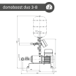 1 1/2" Twin Pump Booster Set (Mid Curve Duty 100L/Min @ 6Bar)