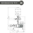 3" Three Pump Booster Set (Mid Curve Duty 540 L/Min @ 3Bar)