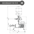 2 1/2" Three Pump Booster Set (Mid Curve Duty 300 L/Min @ 5.5Bar)