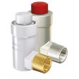 Flamco Flexvent H 1/2 Nickel Plated Automatic Air Vent