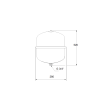 Grundfos GT-U 25 Litre Potable Expansion Vessel - 16 Bar