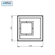 1501 Litre GRP Two Piece Water Tank - Insulated