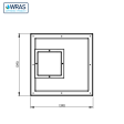 1818 Litre GRP Two Piece Water Tank - Insulated