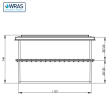 454 Litre GRP Two Piece Water Tank - Insulated
