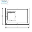1500 Litre GRP Two Piece Water Tank - Insulated