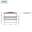 2272 Litre GRP Two Piece Water Tank - Insulated