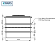 3185 Litre GRP Two Piece Water Tank - Insulated