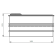 3636 Litre GRP Two Piece Water Tank - Insulated
