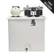 Max 5 Twin Pump Booster Set & 1500 Litre One Piece GRP Cold Water Tank