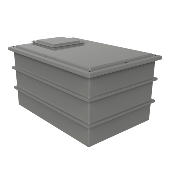 2272 Litre GRP One Piece Water Tank - Insulated