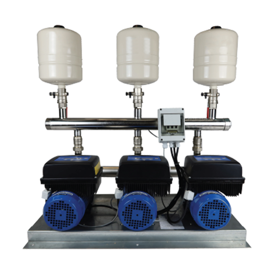 2" Three Pump Booster Set (Mid Curve Duty 180 L/Min @ 5Bar)