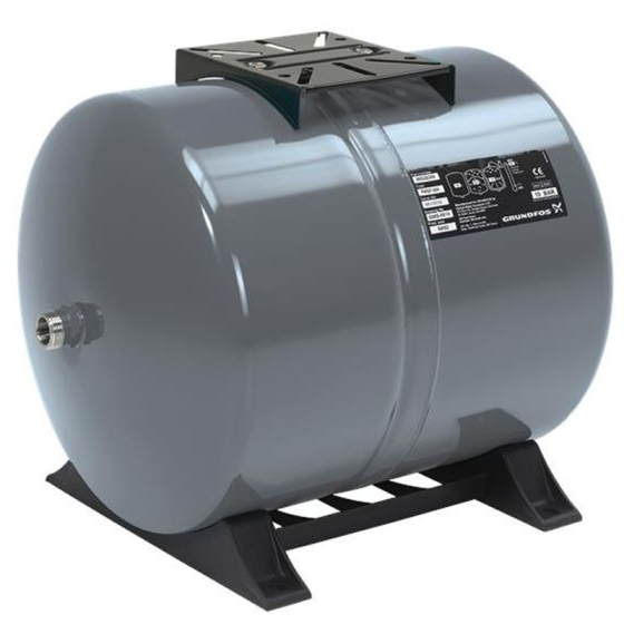 Grundfos GT-H 24 Litre Expansion Vessel - 10 Bar Horizontal
