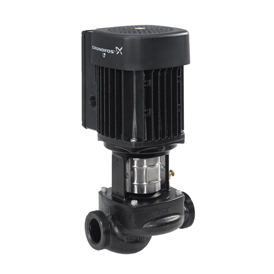 Grundfos TPE 32-50/2-A-O-A-BQQE Variable Speed Single Stage In-Line Pump