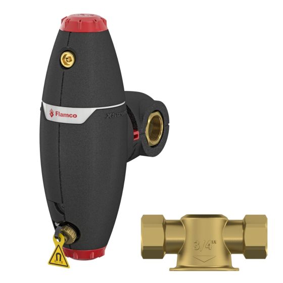 Flamco XStream Vent-Clean 1 1/2 F (DN40) G1½"F Air & Dirt Separator